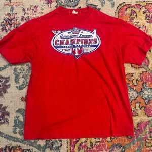 Men’s 2010 Texas rangers tee